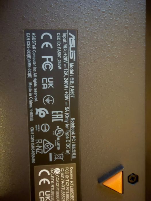 Asus TUF A15 FA507