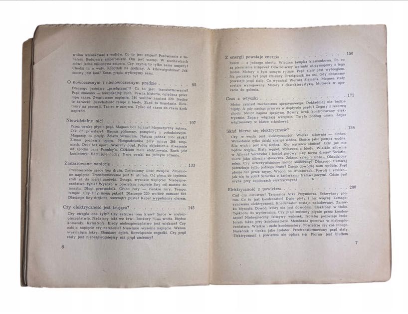 Ty i elektryczność E. Rhein 1949