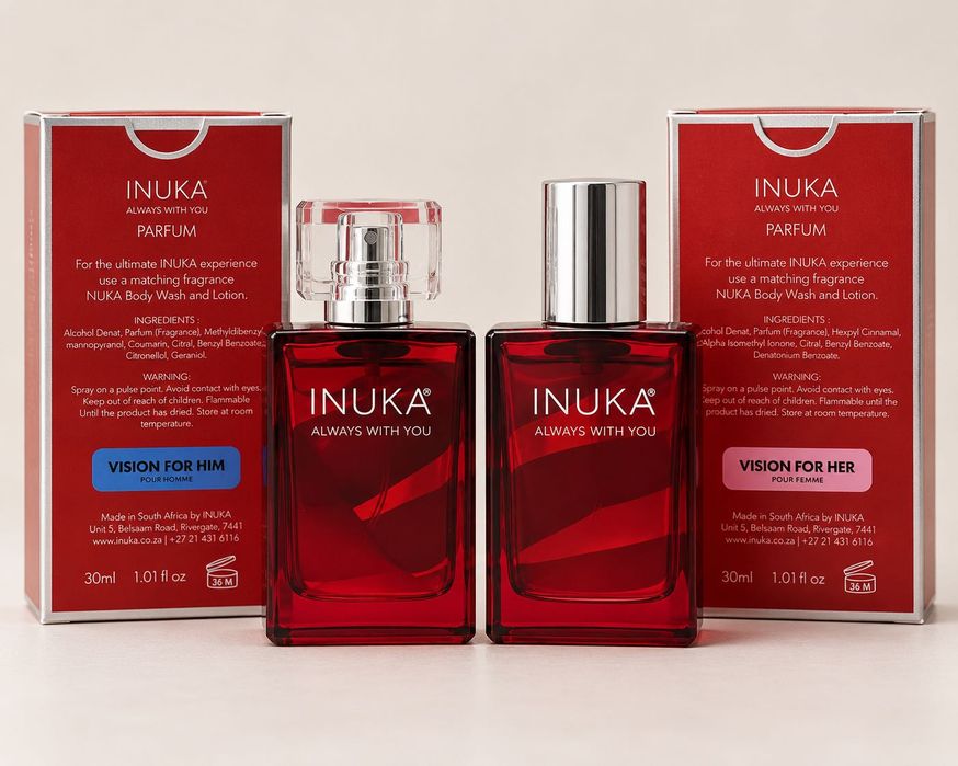 Perfume da INUKA e gel íntimo