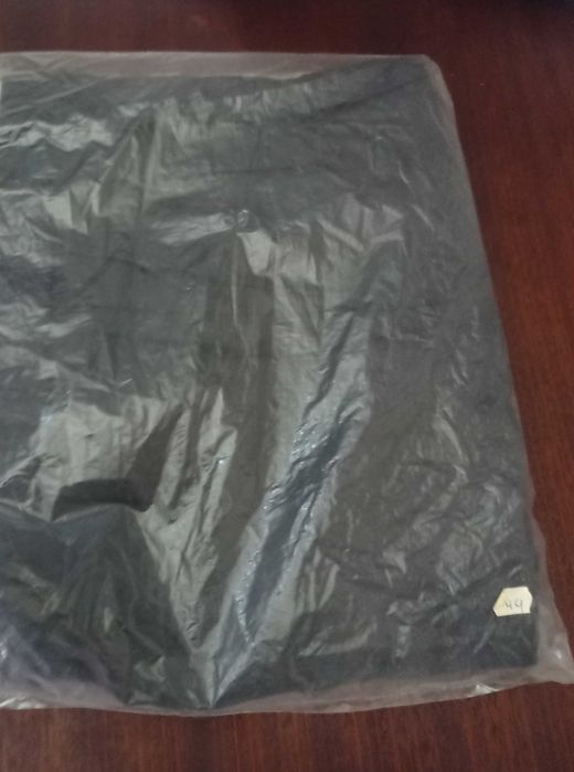 Calças de fazenda Homem, azuis (Boas para fardamento).