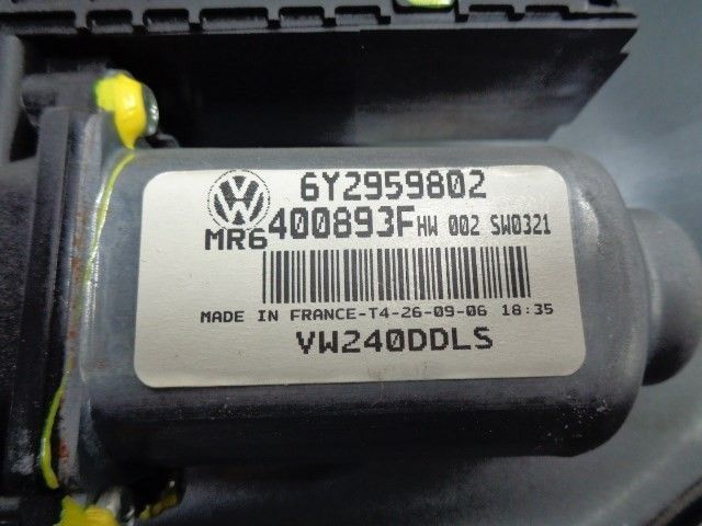 ELEVADOR DE VIDRO FRONTAL ESQUERDO VOLKSWAGEN POLO 2006 -6Y2959802