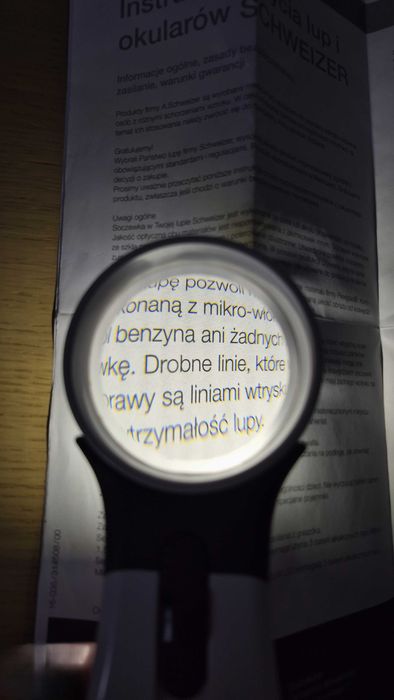 lupa Schweizer 24D z podświetleniem