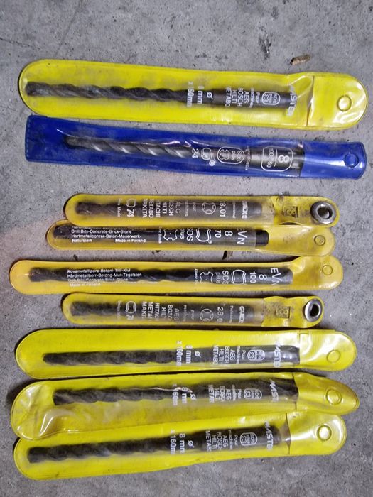 Brocas encaixe rápido SDS betão 8mm Master