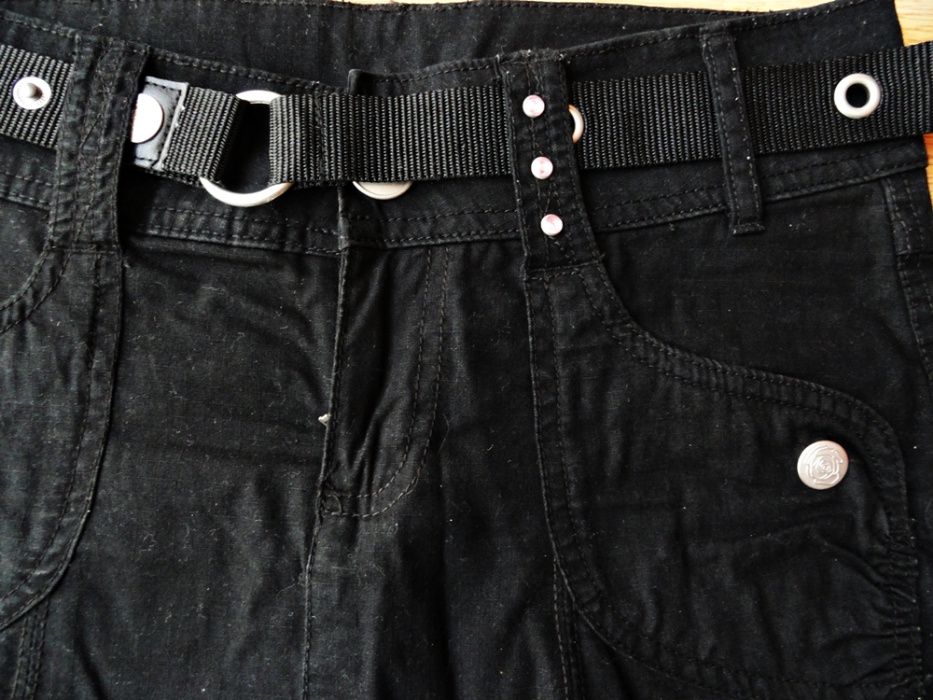 Czarna spódnica H&M S 158cm z paskiem
