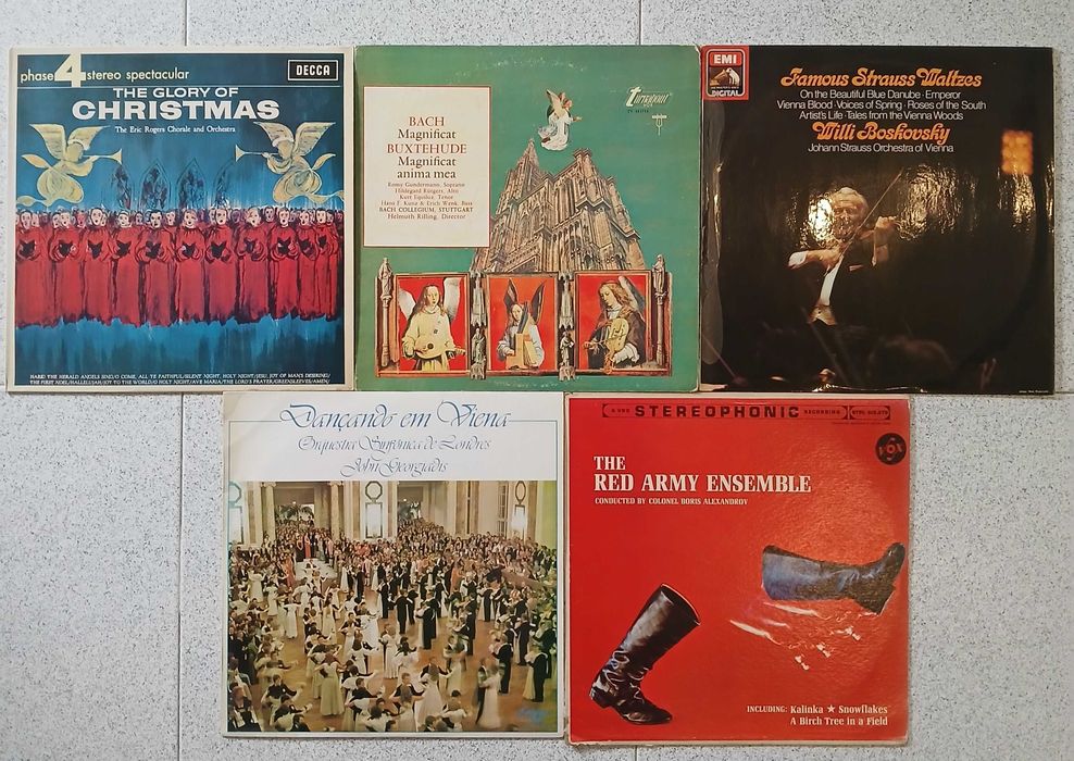 14 LPs Vinil Música Clássica - Vários Artistas
