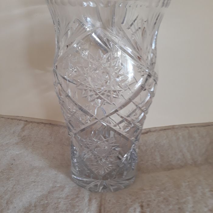 Wazon kryształowy PRL cena ost.