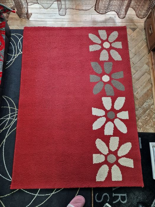 Tapete Floral Vermelho 167cm×118cm
