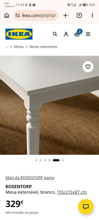 Mesa IKEA INGATORP extensível | Estruturalmente impecável
