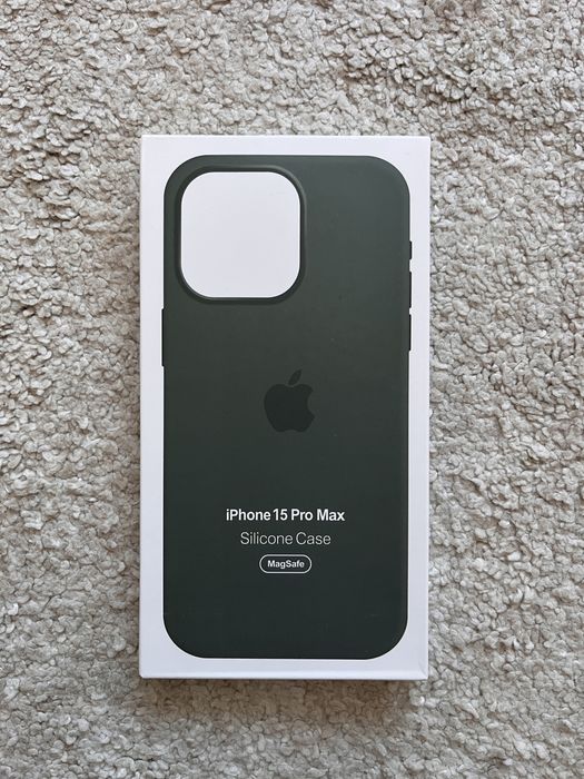 Etui  do telefonu Apple iphone 15 pro max - zielone/cyprysowe