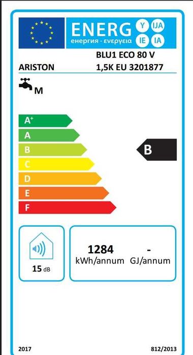 Termo-acumulador (Cilindro) Ariston 80 Lts.