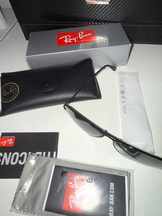 Óculos de sol Ray-Ban Aviator – Total Black Polarizado