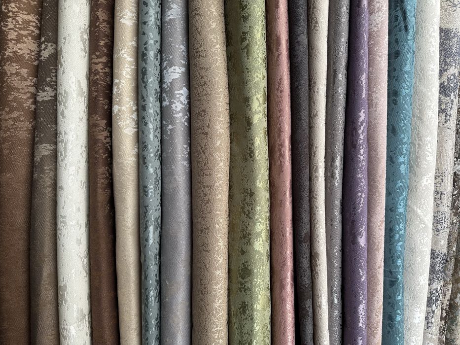 Штори льон, блекаут, нубук, мрамор, мішковина, рогожка