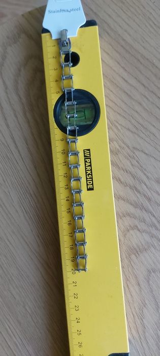 Bransoletka unisex, stal, w formie łańcucha