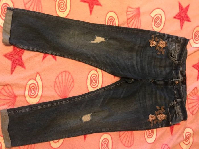 джинсы большого размера штаны на широкие бедра