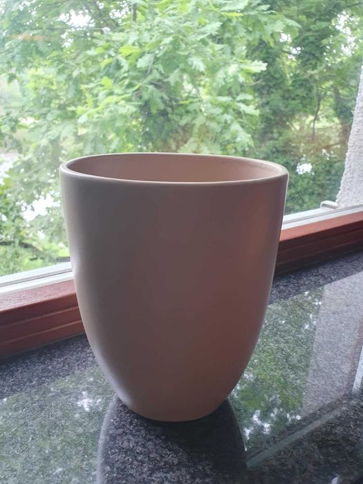 wazon ceramiczny Ikea beżowy