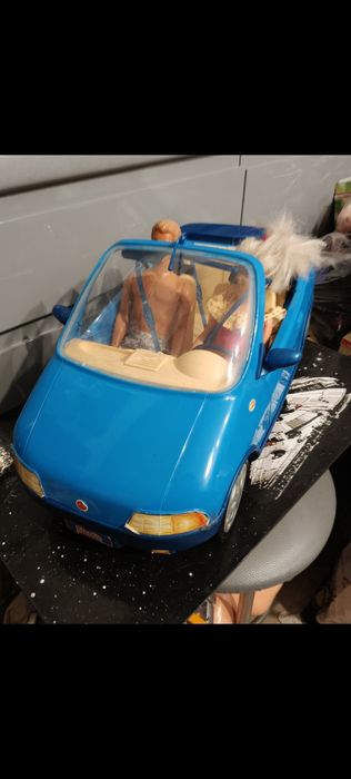 Stary samochód Barbie kabriolet z 1999 roku Mattel en plastic collecti