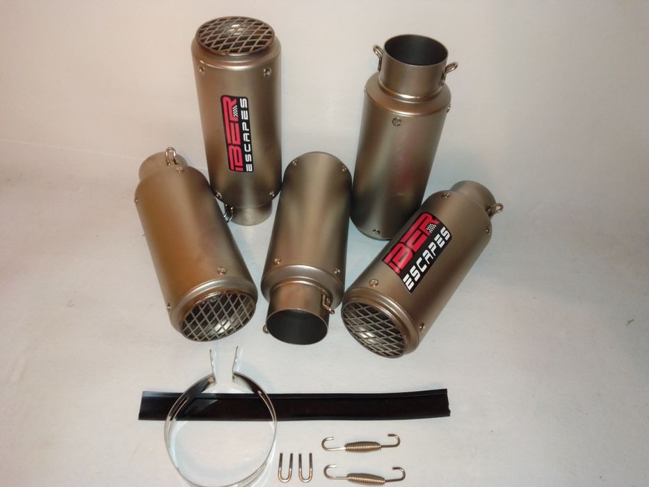 Escape ponteira tipo SC Project cafe racer moto GP GSXR R6 CBR ninja