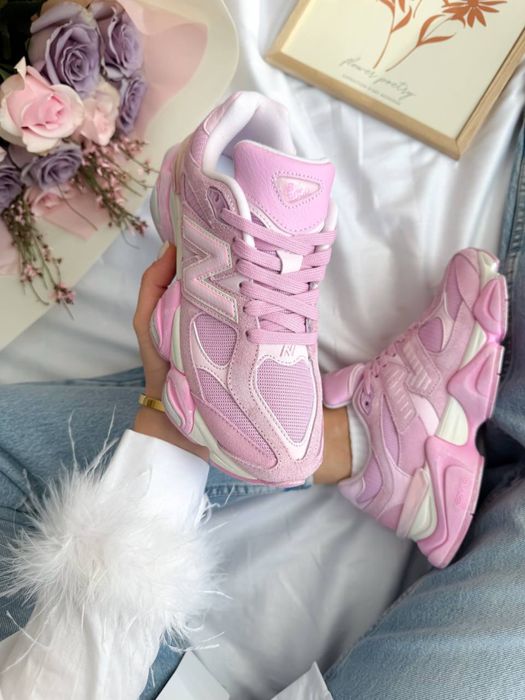 New Balance 9060 Full Pink, Нюбеланс 9060 рожевііі