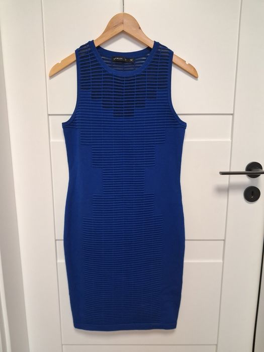 Karen Millen chabrowa sukienka mini M