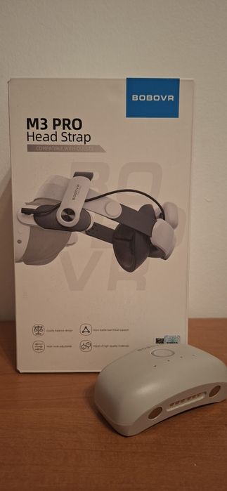 Zestaw Meta Quest 3S + BoBoVR z akumulatorem