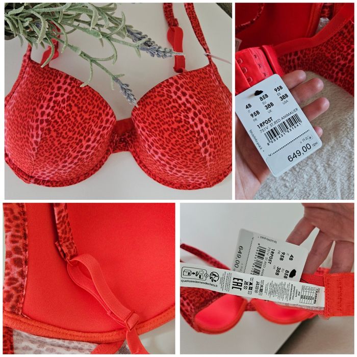 Классный бюстгальтер лифчик бюстик H&M, Tezenis