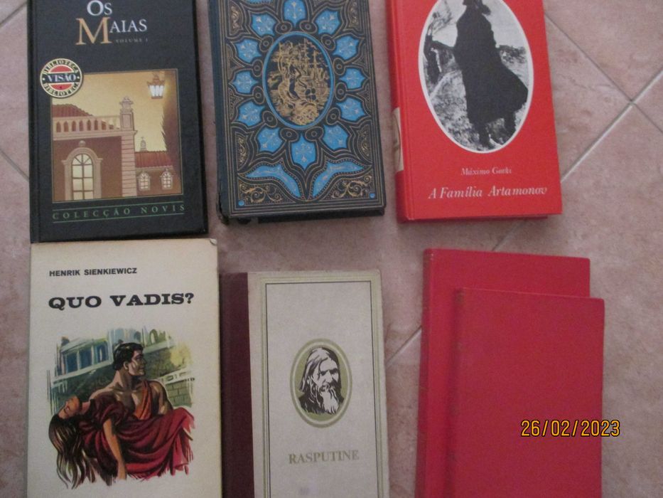 Livros-clássicos-A mãe;Fausto;Decameron Dracula,Ivanhoe,Tarass Bulba