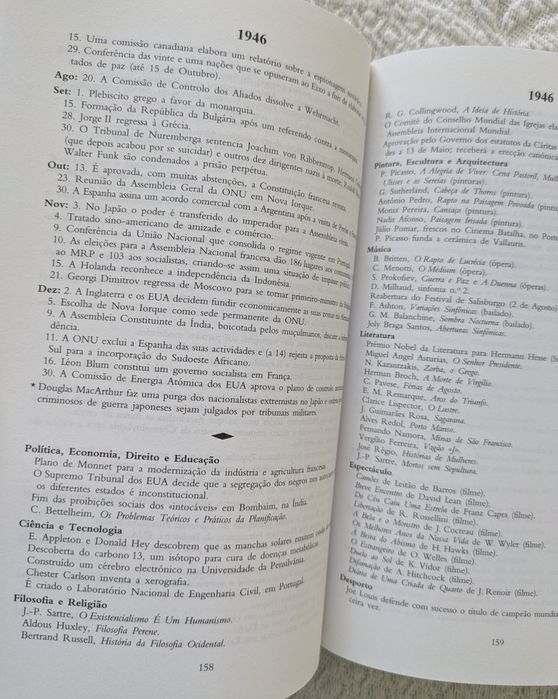 Livro 'cronologia do séc XX'