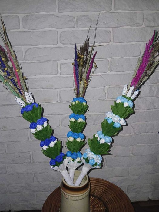 Palma wielkanocna 55 cm, rękodzieło