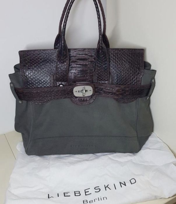 Сумка сетчел Liebeskind натуральная кожа оригинал тоут
