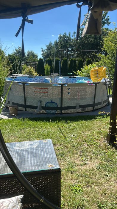Basen stelażowy Bestway 366x76 cm – uszkodzony / do naprawy