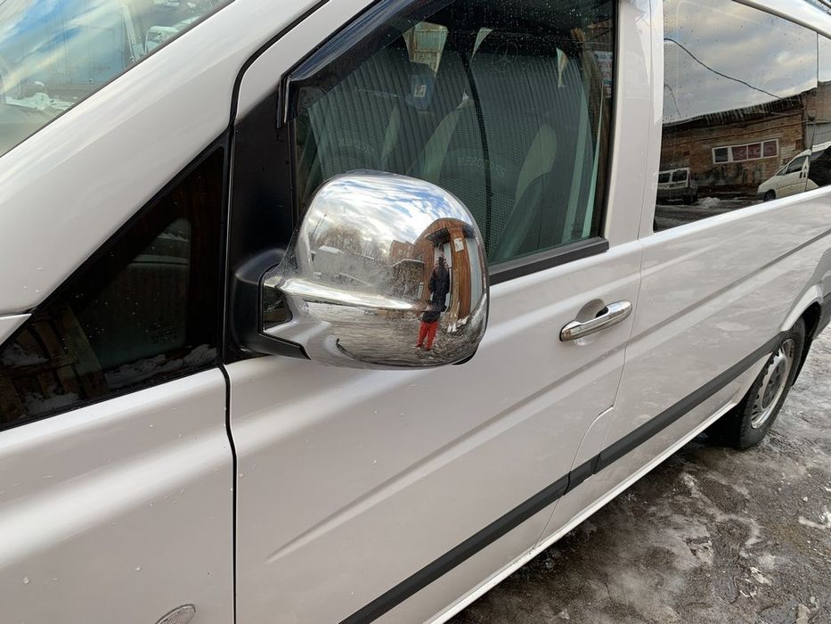 Mercedes Vito 639 Накладки на дзеркала (АВЅ) Carmos