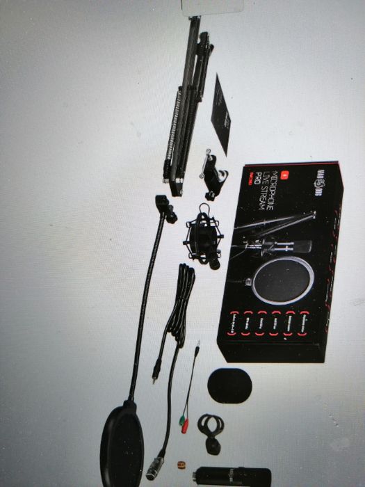 Nowy Mikrophone Live Stream Pro gmc302 streamingowy do gier i nagrywan