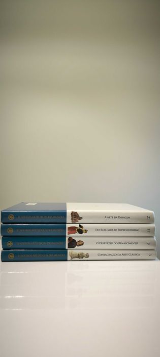 Colecção Tesouros Artísticos do Mundo - 4 volumes novos para venda