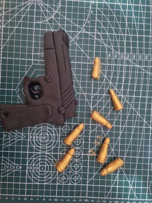 Zestaw z masy cukrowej pistolet