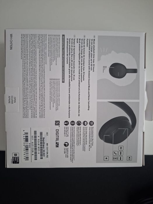 Auscultadores Noise Cancelling Bluetooth Sony WH-CH710N