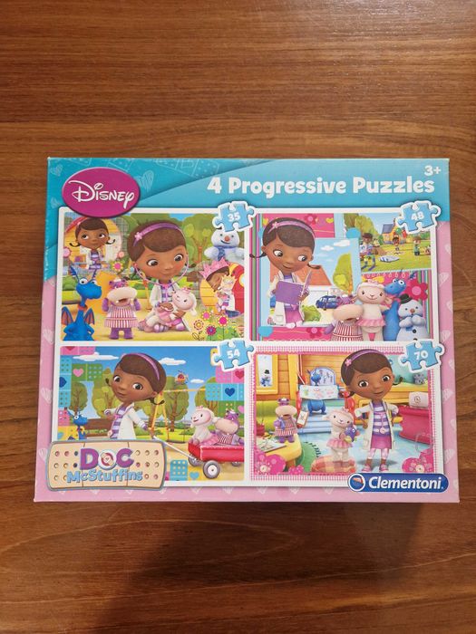 Puzzles progressivos 35, 48, 54 e 70 peças