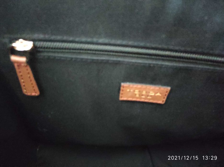 Mala TOSCA BLUE nova pele genuína