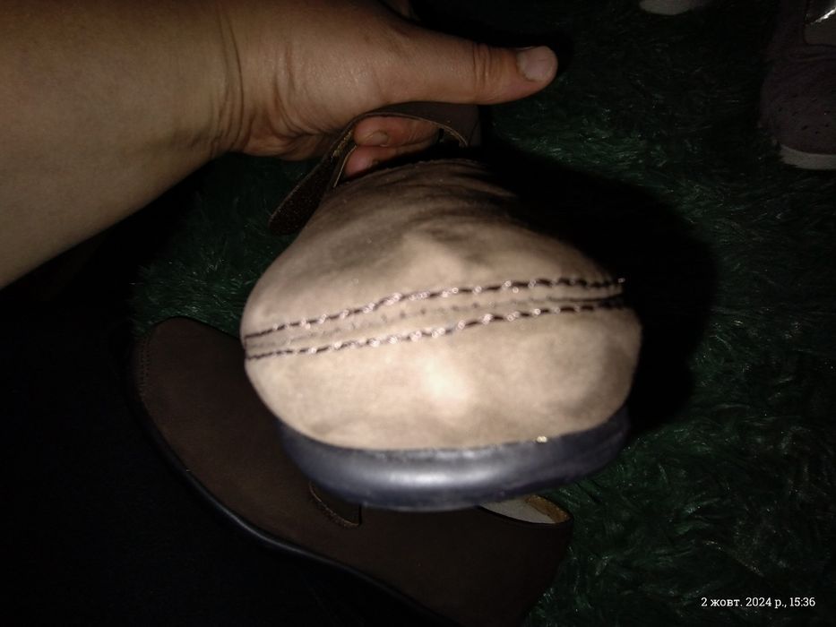 Шкіряні туфлі бренду Stonefly 38 розмір