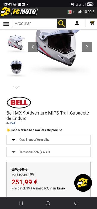 Capacete Bell MX9