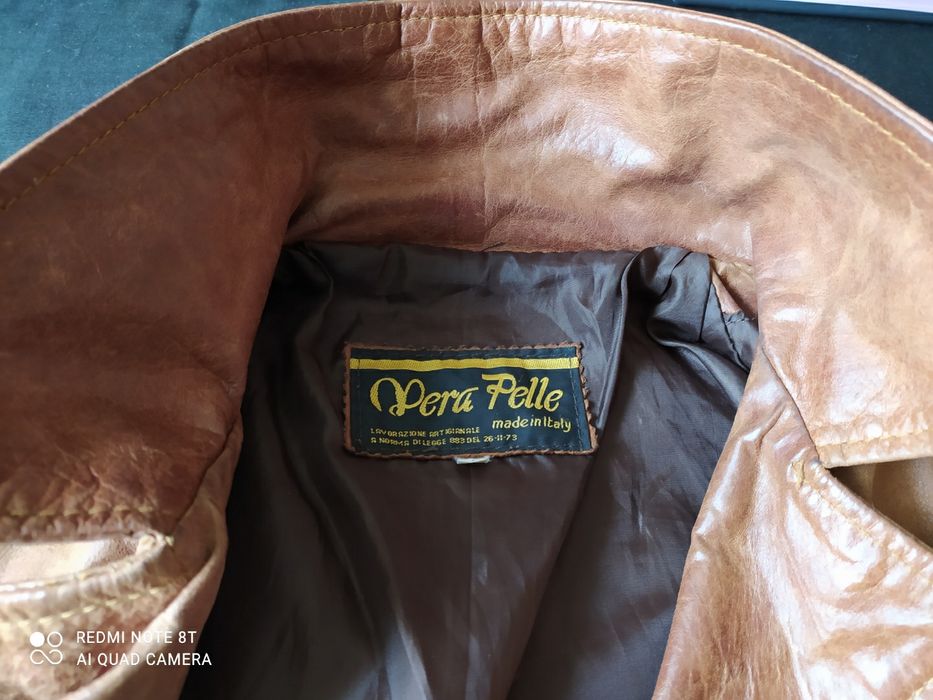 Итальянская натуральная кожаная куртка, Vera Pelle