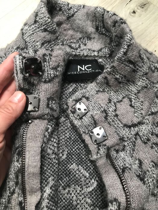 Светр Nice Connection 38 М 44 кофта джемпер кашемір кардиган вовна