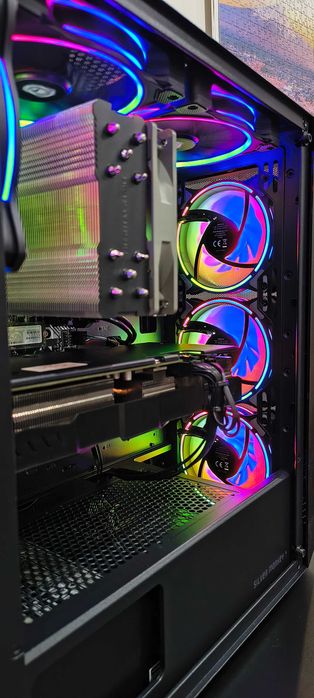 Komputer Gamingowy: RX 5700 XT 8GB/RYZEN 5 4500 /SSD M.2/ARGB/AM4