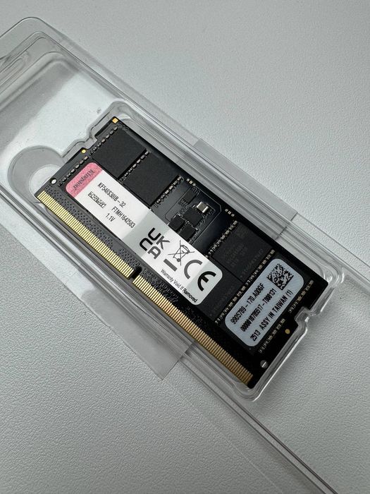 Оперативна пам'ять Kingston Fury Impact DDR5 SO-DIMM 32GB 4800MHz