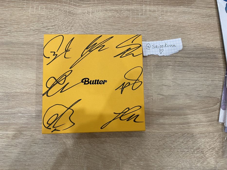ПРОДАЖ ПІДПИСАНОГО АЛЬБОМУ БТС! bts butter signed Подписанный альбом