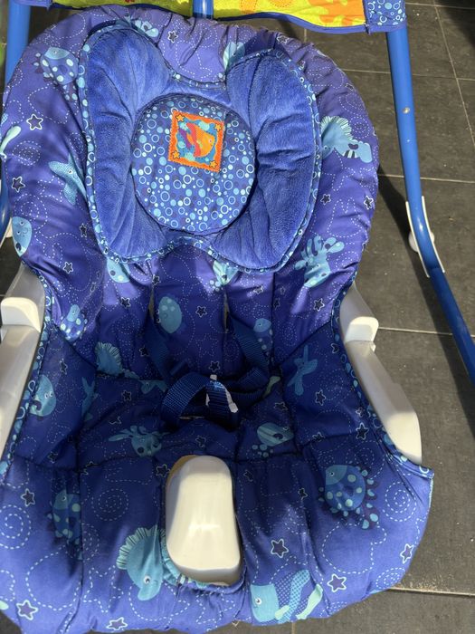 Cadeira com baloiço fisher price