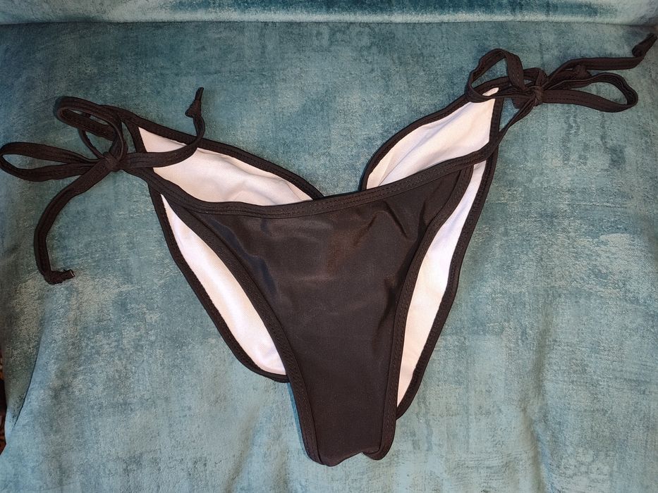 Новые белые черные плавки бразилиана низ от купальника L 48 труси