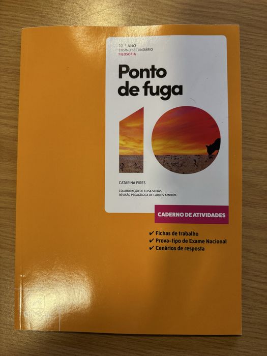 Caderno de atividades filosofia Ponto de fuga 10