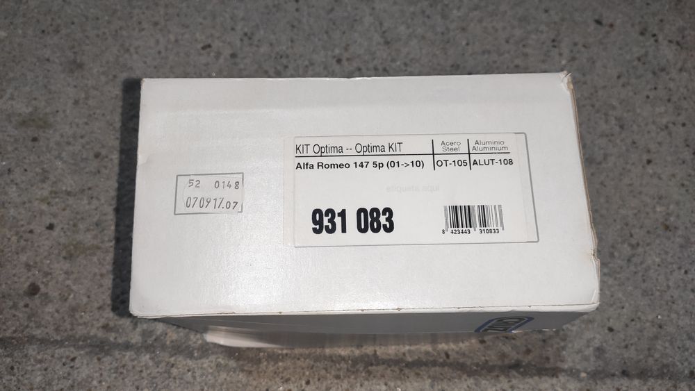 Suporte para barras tejadilho - Alfa Romeu 147 5 portas