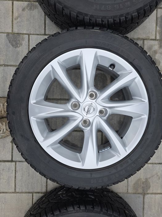 Felgi aluminiowe 16'  4 × 108 do opel corsa F z oponami zimowymi