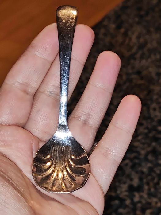 Чайная ложка, столовое серебро.клеймо